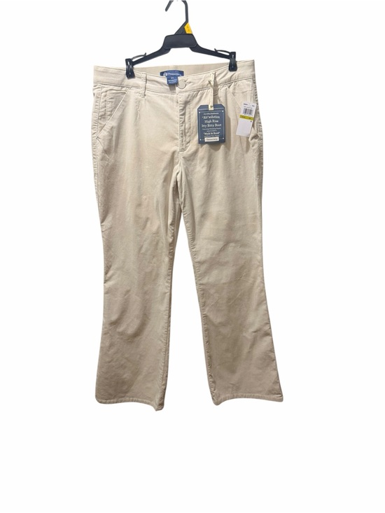 Democracy Denim - NWT size 14 Democracy Ab Solution Women's Cream Corduroy Boot cut Jeans
